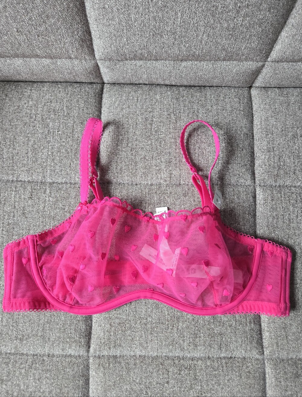 Victoria's Secret PINK | Wink Unlined Scoop Bra Size S In Enchanted Pink
